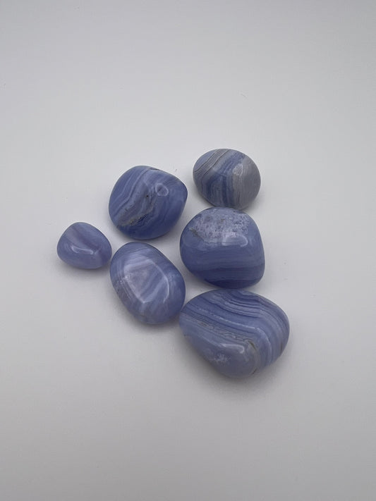 Blauer Chalcedon - Kommunikation und Muttergefühl