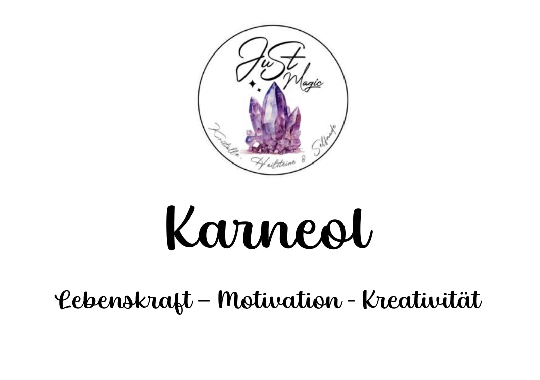 Karneol Herz, 40 mm