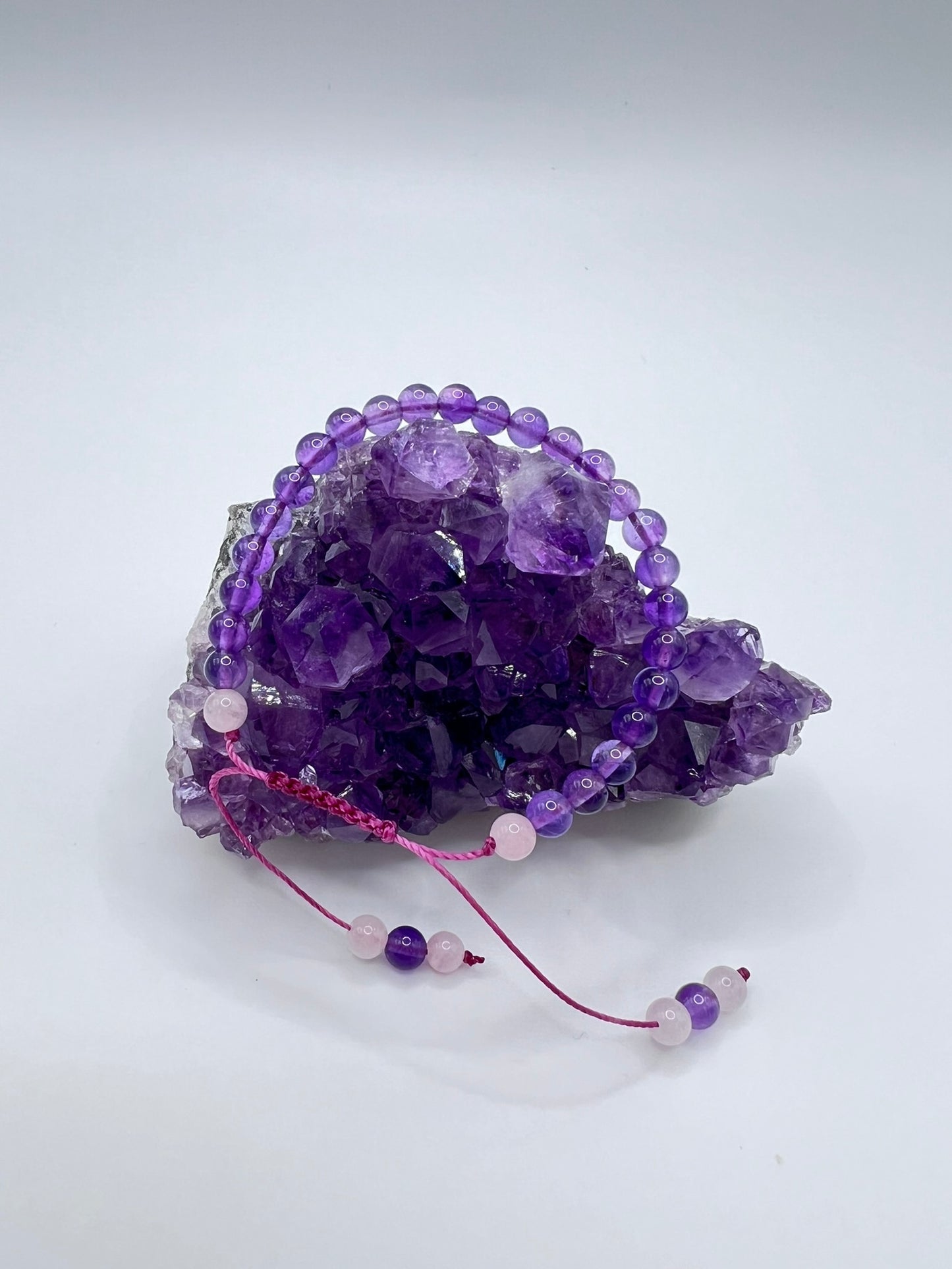 Kinderarmband - Amethyst - 4mm Perlen