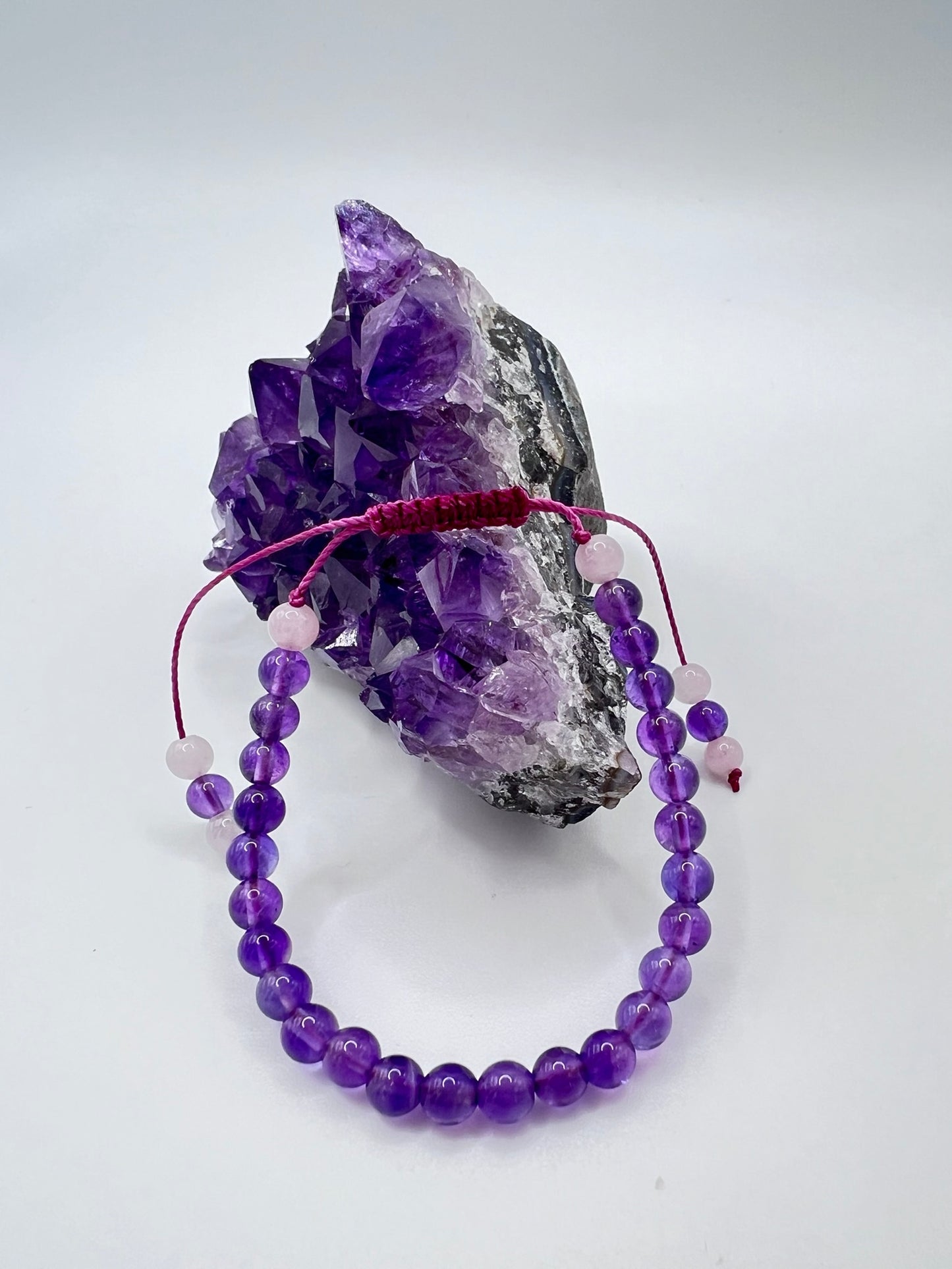 Kinderarmband - Amethyst - 4mm Perlen
