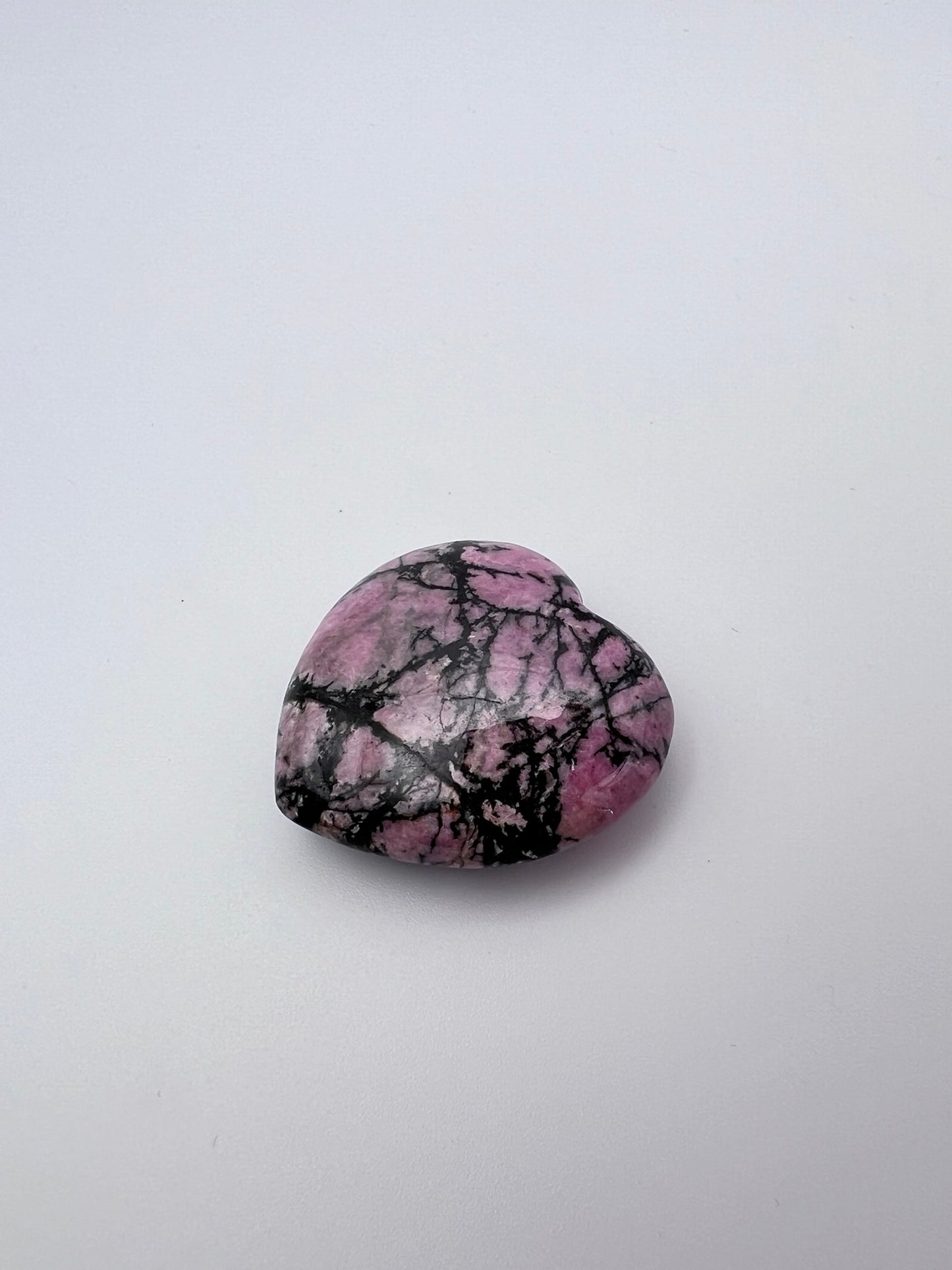 Rhodonit Herz, 40 mm