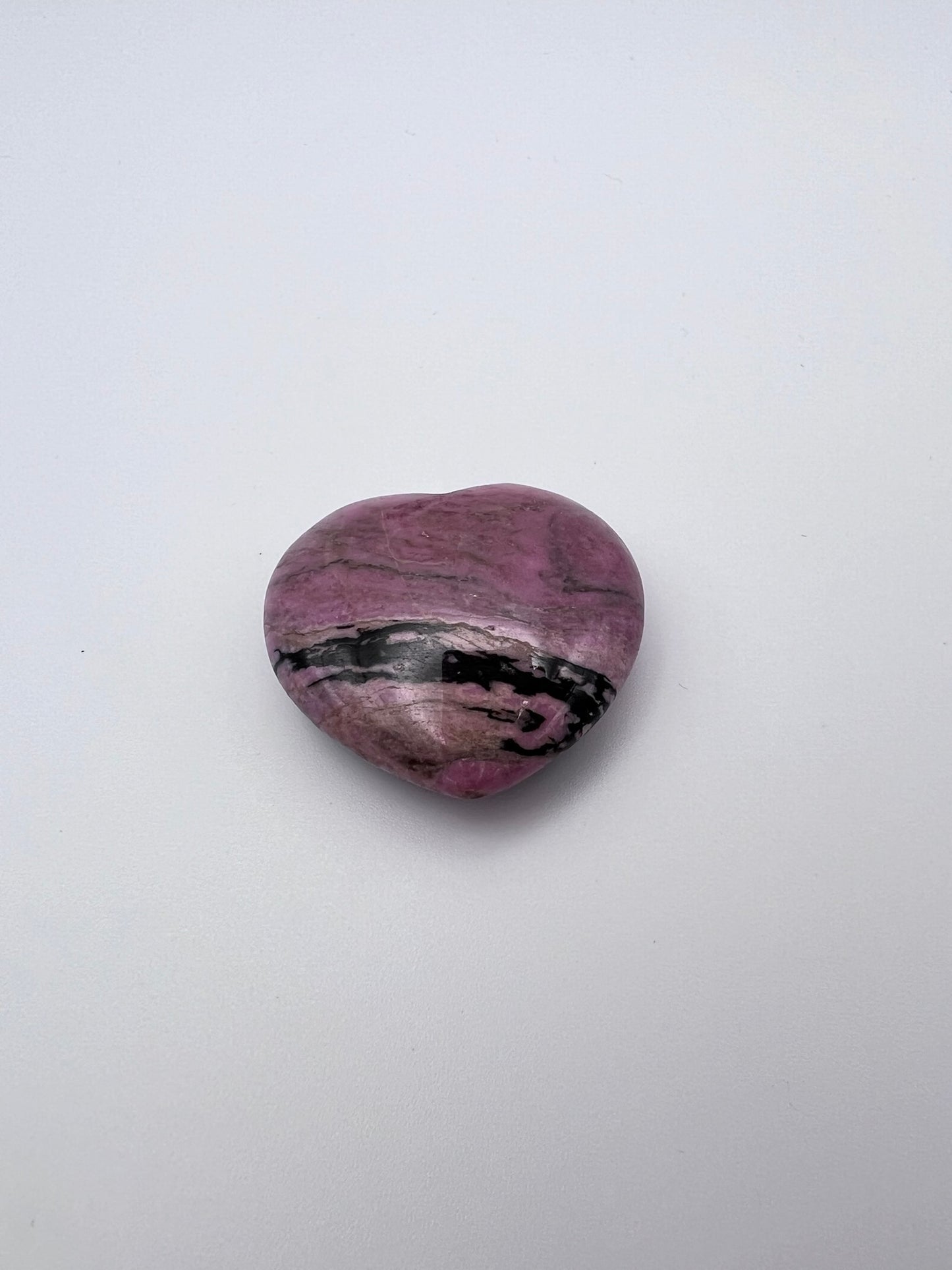 Rhodonit Herz, 40 mm