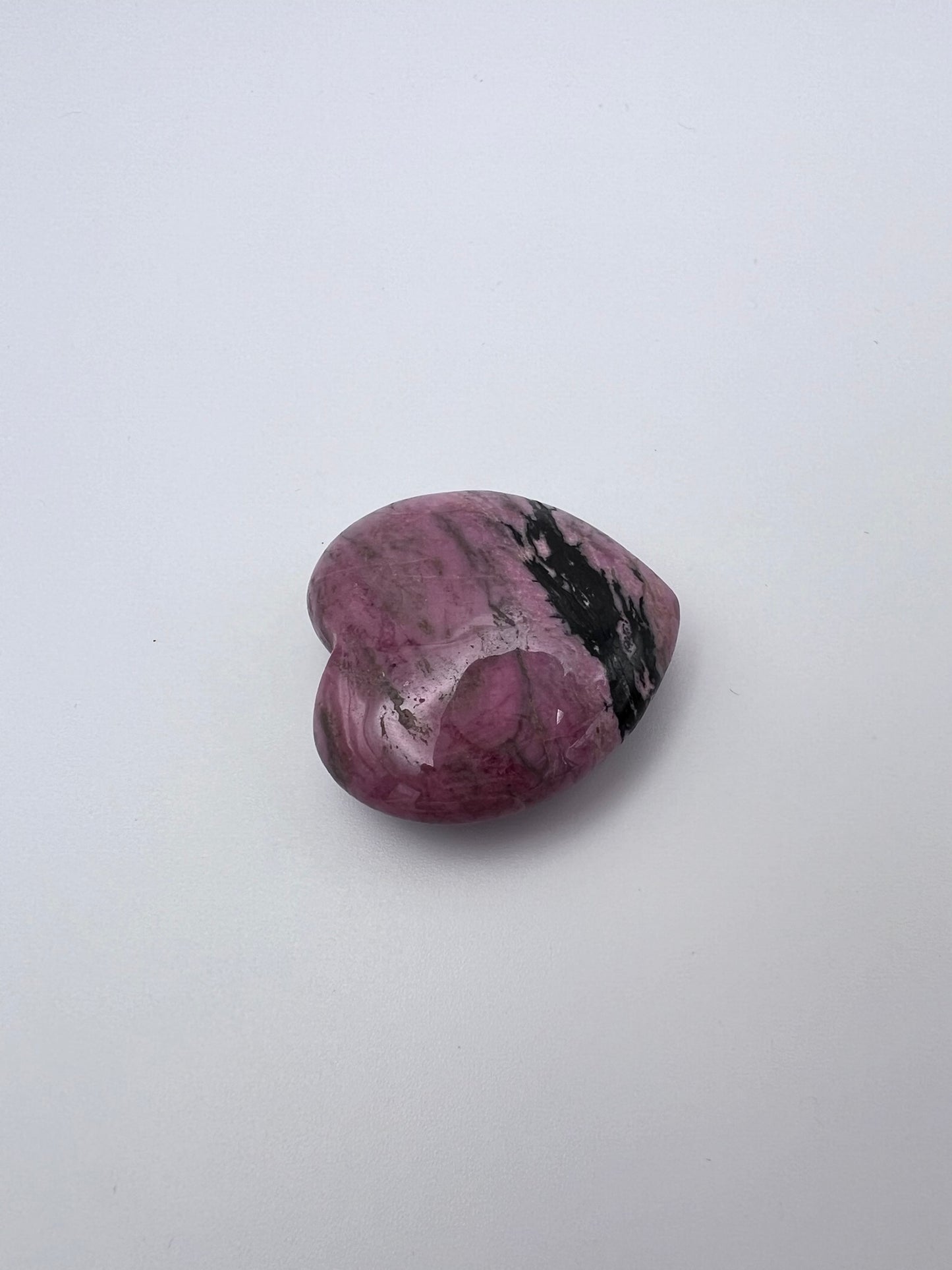 Rhodonit Herz, 40 mm