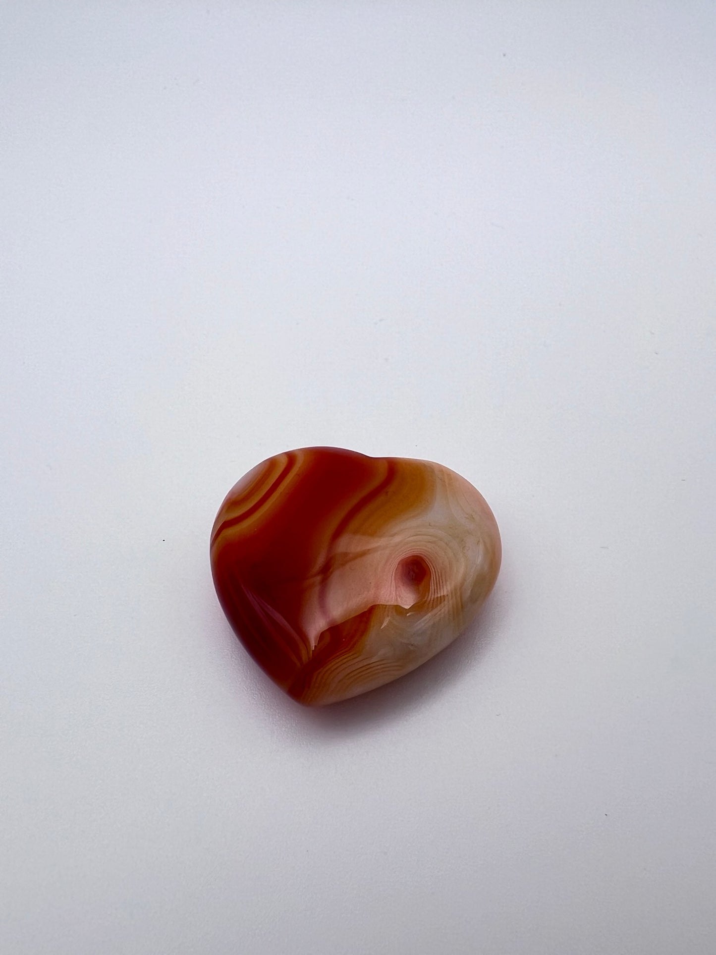 Karneol Herz, 40 mm