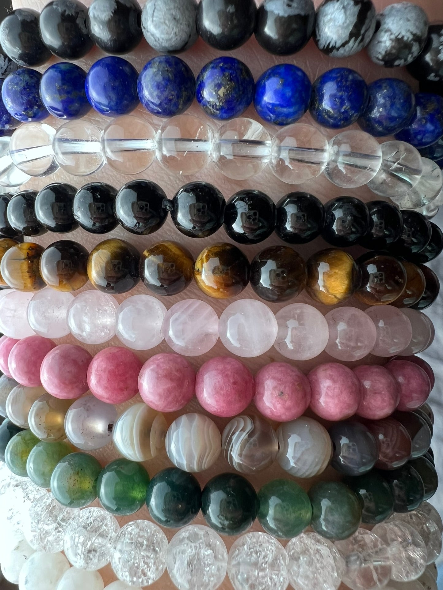 Edelstein-Armbänder 6 mm