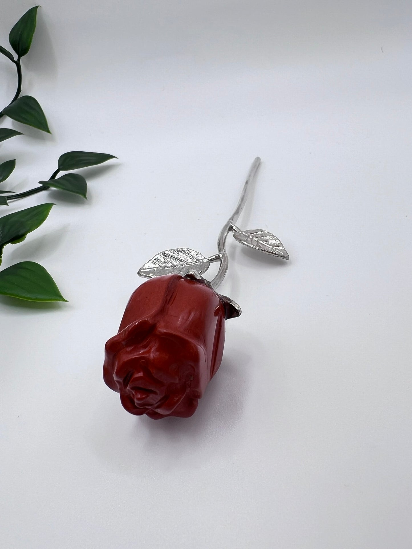 Kristall-Rosen aus Amethyst, Rosenquarz, Bergkristall & rotem Jaspis – ca. 15 cm – Edle Dekoration & besondere Geschenkidee
