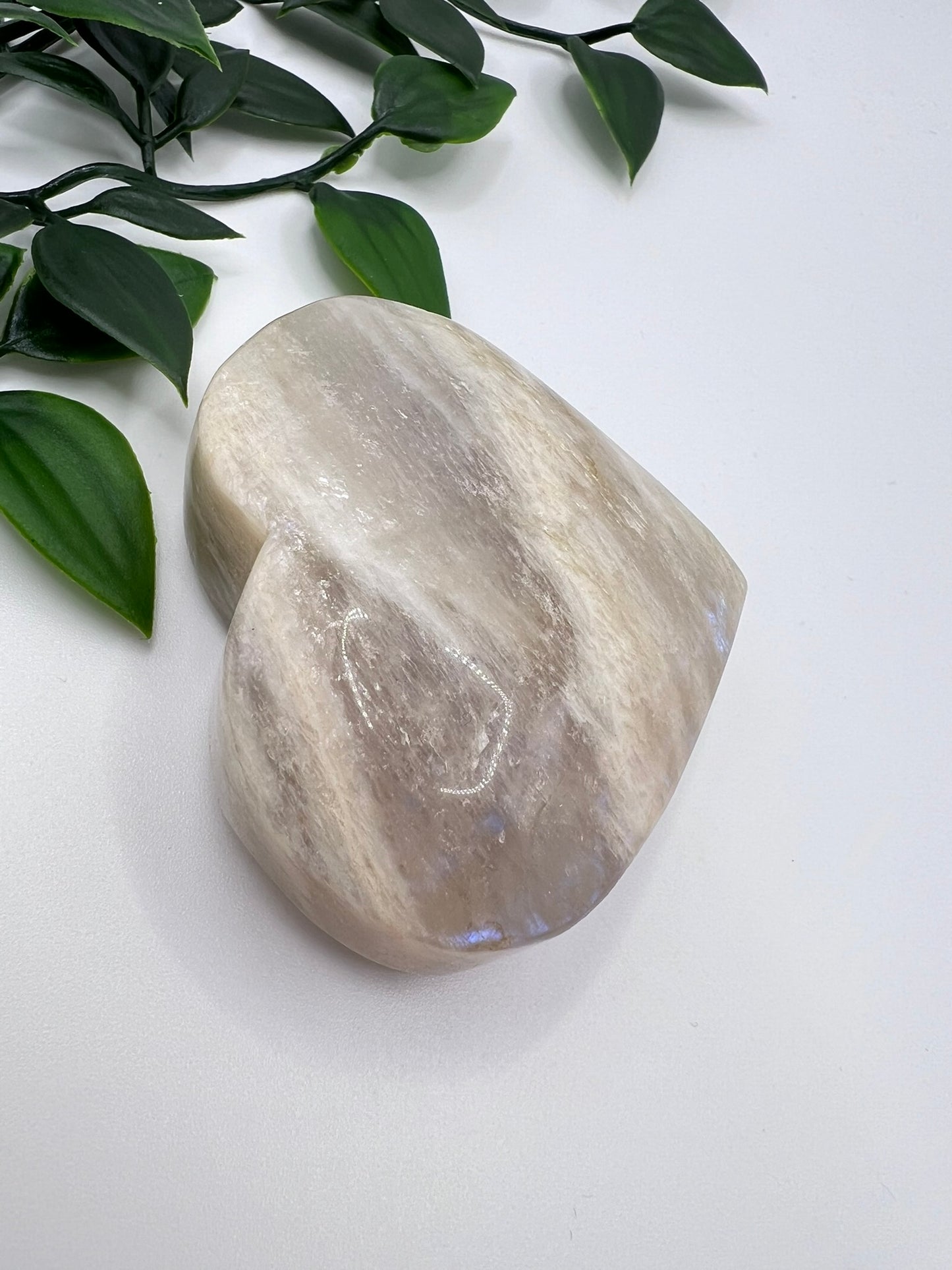 Mondstein mit gigantischem Blue Flash – ca. 6,5 cm – Magie in Bewegung