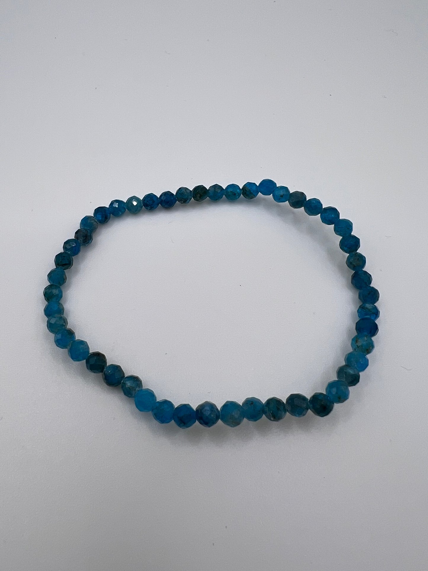Edelstein-Armbänder, facettiert, 4 mm