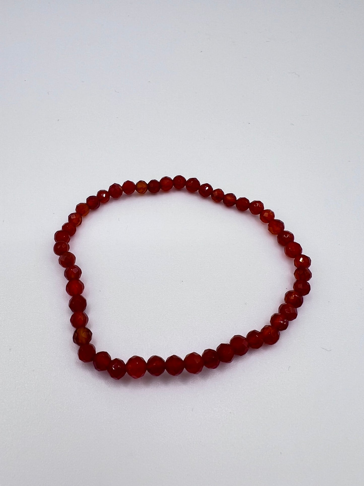 Edelstein-Armbänder, facettiert, 4 mm