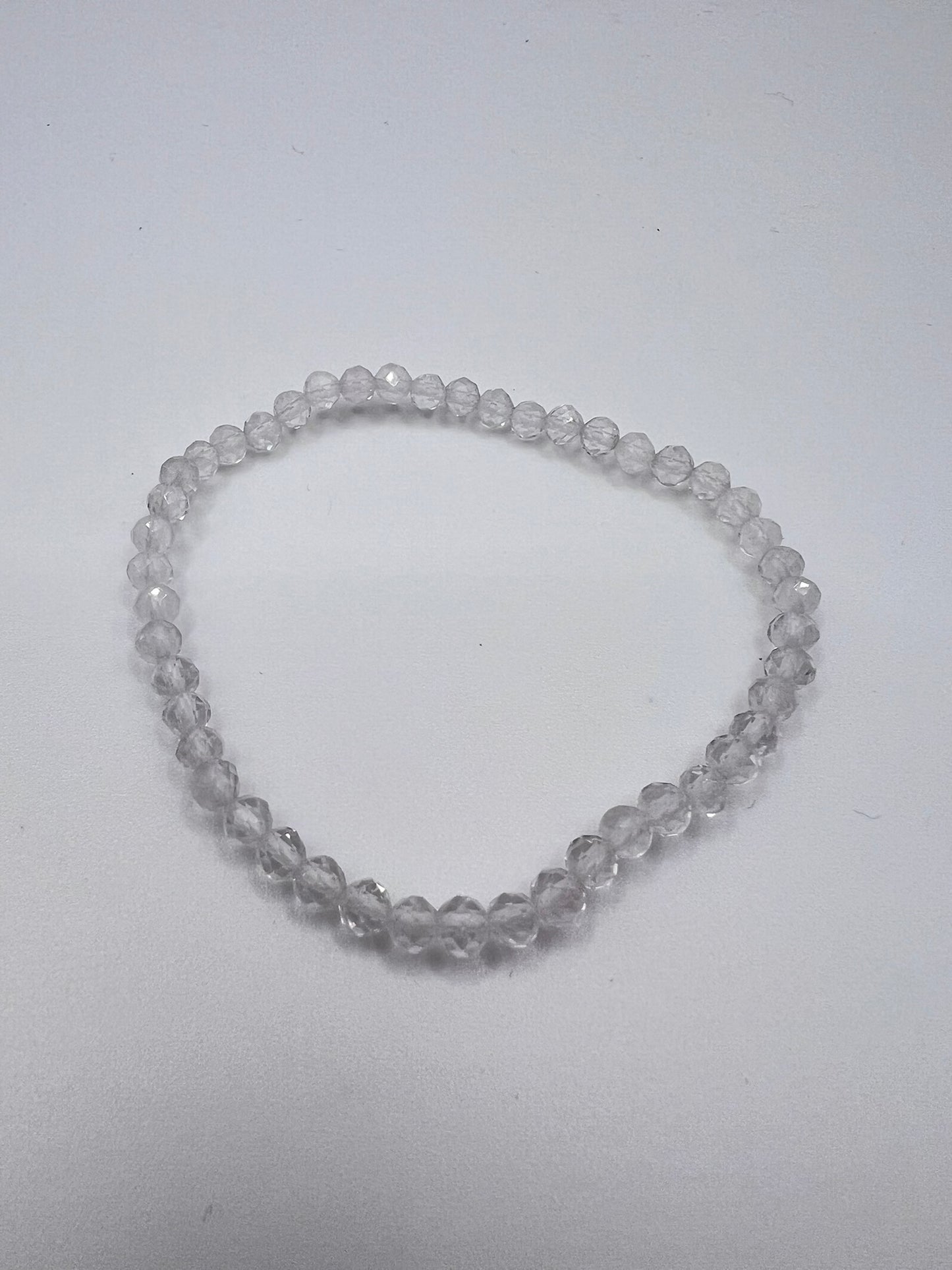 Edelstein-Armbänder, facettiert, 4 mm
