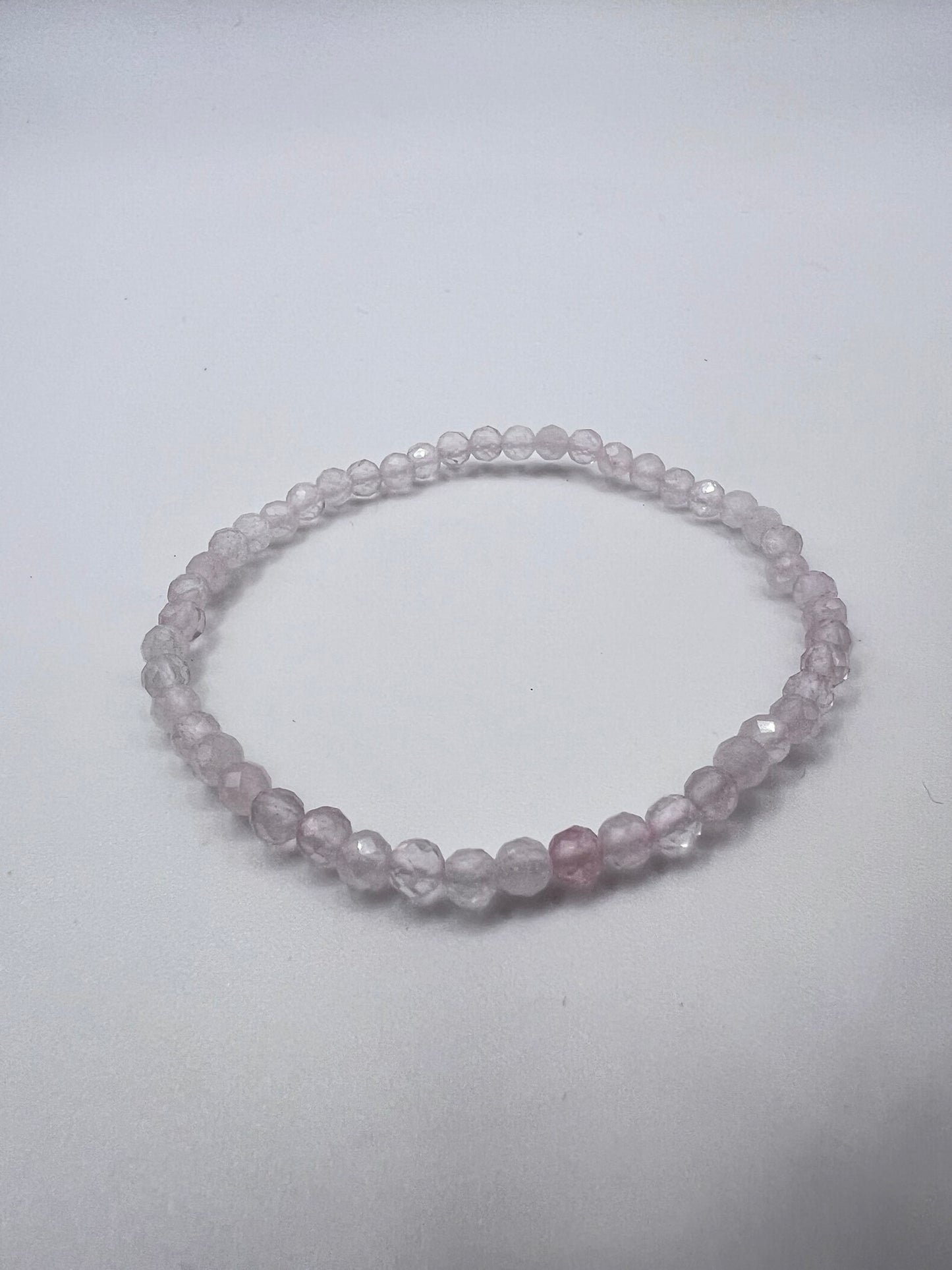 Edelstein-Armbänder, facettiert, 4 mm