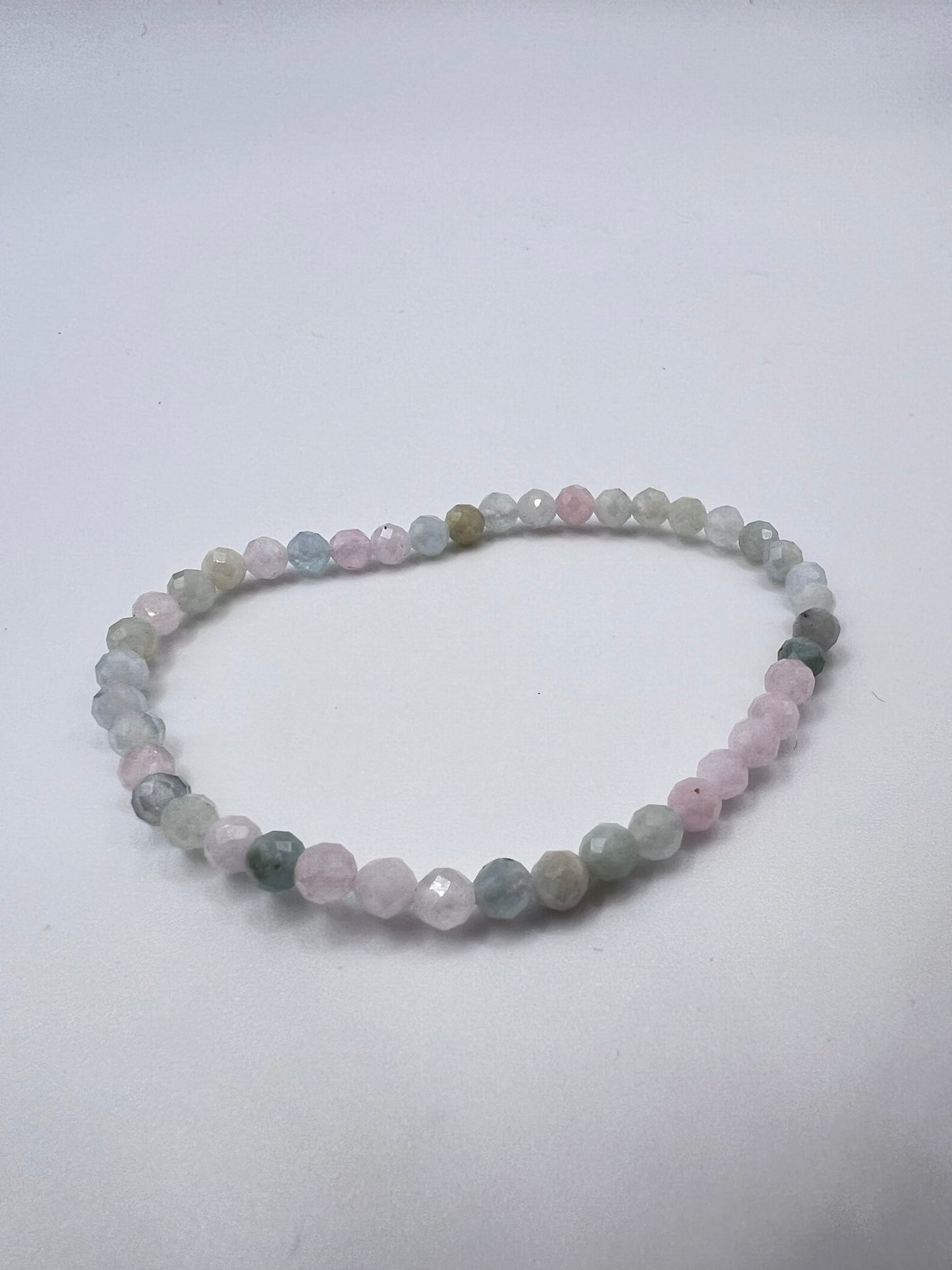 Edelstein-Armbänder, facettiert, 4 mm