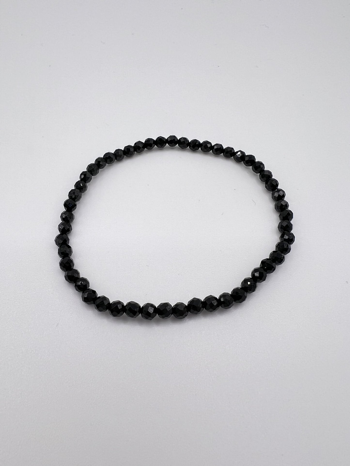 Edelstein-Armbänder, facettiert, 4 mm