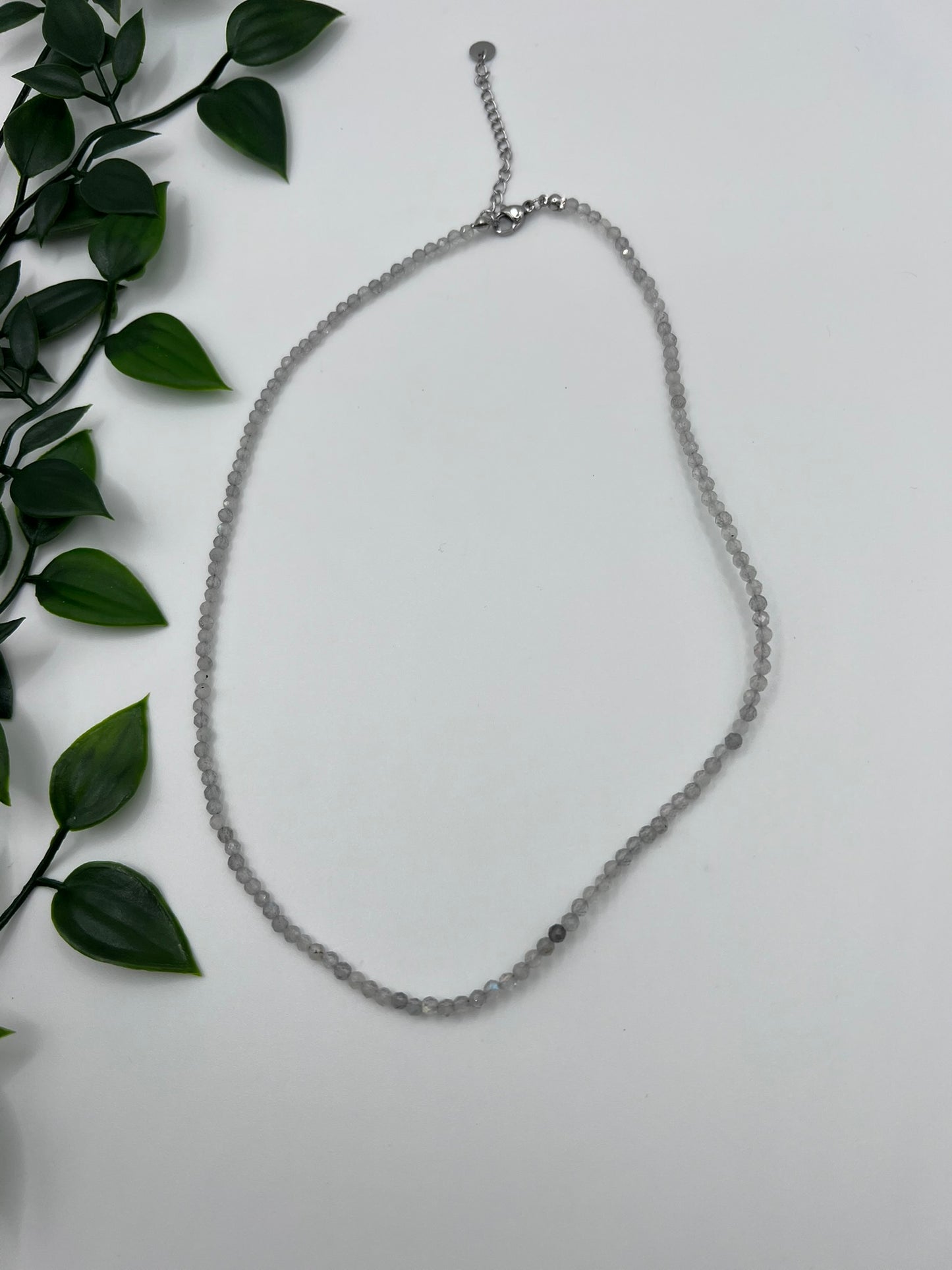 Labradorit-Halskette – Facettierte Eleganz & mystischer Schimmer | 3 mm