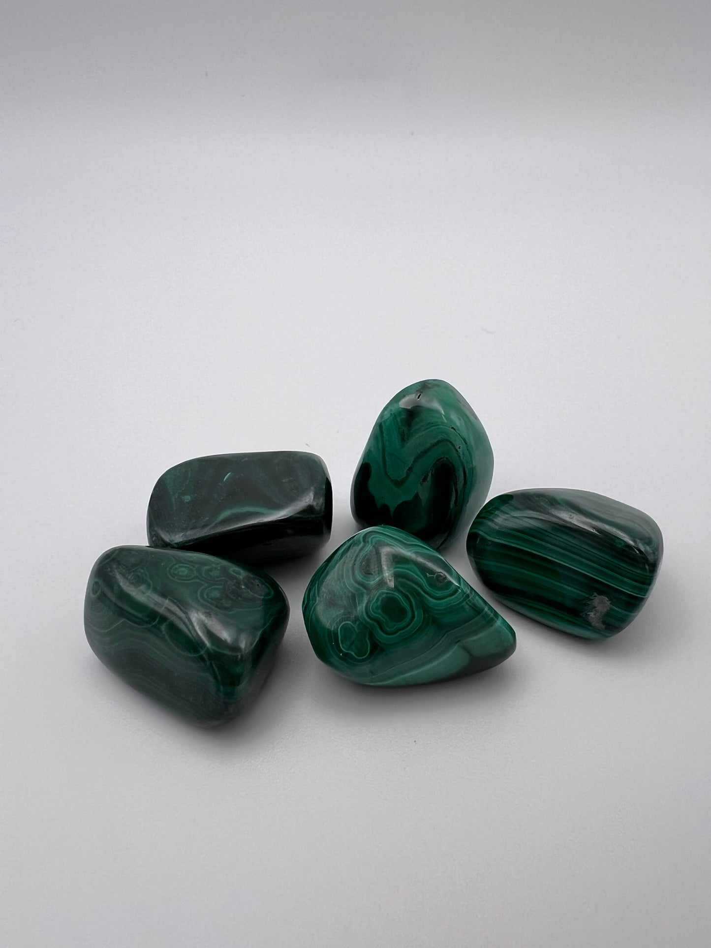 Malachit Trommelstein