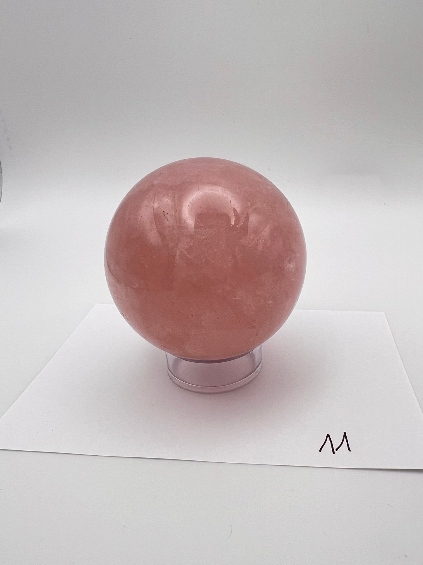 Rosenquarz Kristallkugel 55mm (verschiedene Auswahl)