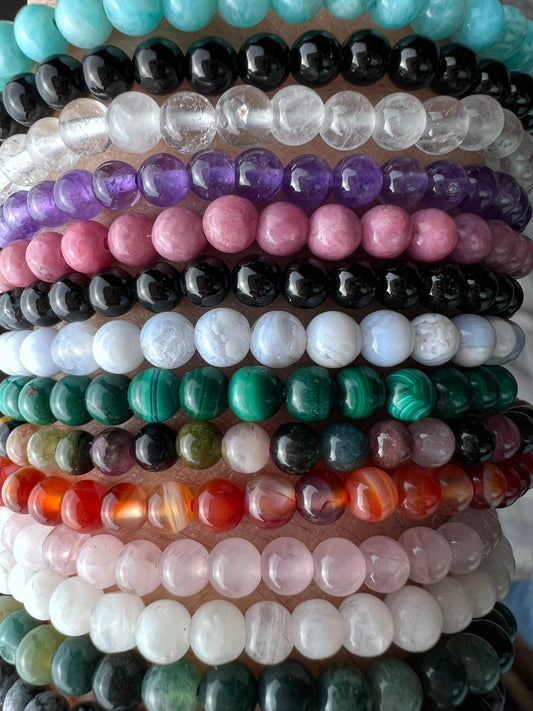 Edelstein-Armbänder 4 mm