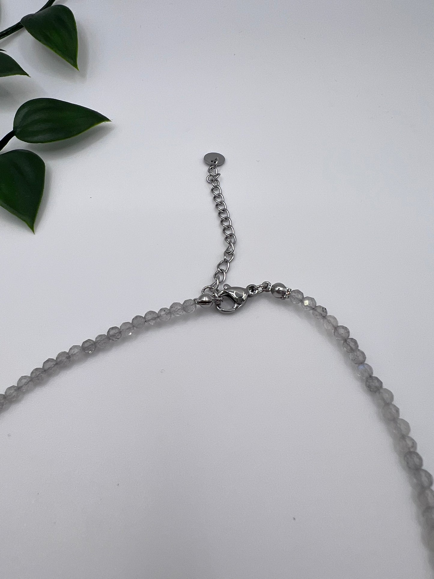 Labradorit-Halskette – Facettierte Eleganz & mystischer Schimmer | 3 mm